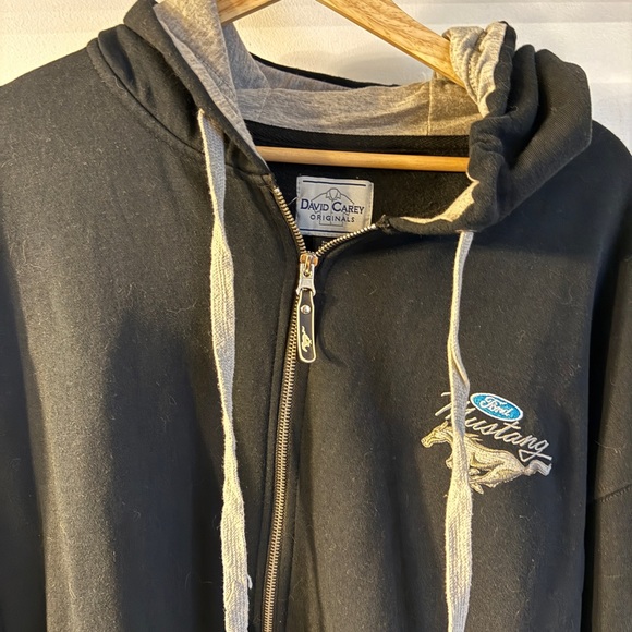 Ford Mustang Black Hoodie Jacket - Picture 5 of 9
